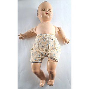 Vintage Madame Alexander Dionne Doll 16" Composition Cloth Body Sleepy Eyes